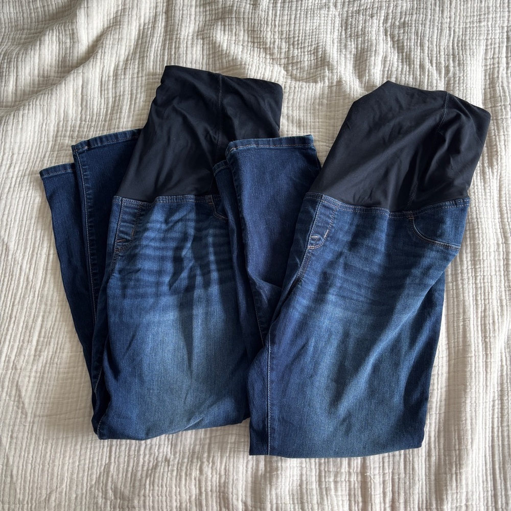 Bundle of 2 Isabel Maternity Skinny Jeans